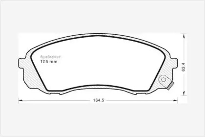 SET SABOTI FRANA MOTO. APRILIA GULLIVER (95-98)/  AMICO (96-98)