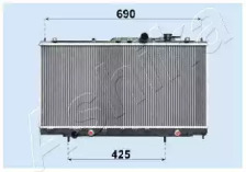 Radiator apă răcire motor