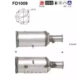 Filtru de particule / funingine, evacuare