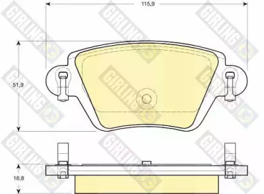 ZACISK HAM. AUDI T. A4/A5/A6/A7/Q5 1,4-3,0 QUATTRO 15- PR