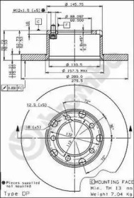 SPINKA TAPICERKI BOCZKA FIAT / ALFA ROMEO / LANCIA (10SZT.)