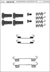 SET ACCESORII, SABOTI FRANA PARCARE