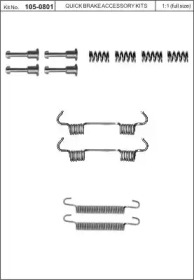 SET ACCESORII, SABOTI FRANA PARCARE