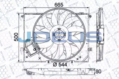 Ventilator răcire motor