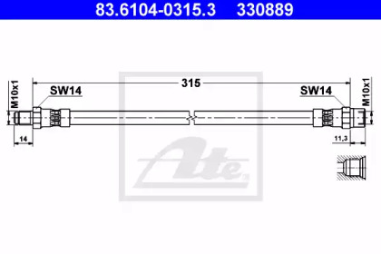 FURTUN FRANA BMW 5 2,0-5,0 04-10 KOMBI ST/DR