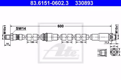 FURTUN DE FRANA BMW X5/X6 3,0-4,8 07-14 STG/DR