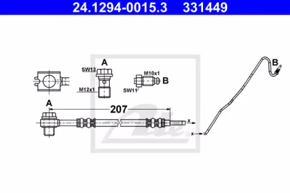 Surub, suport injector