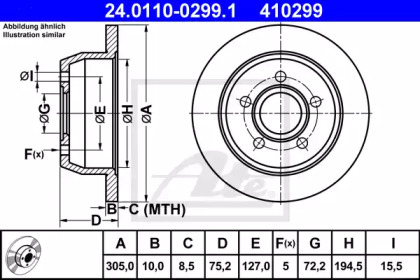 DISC DE FRANA JEEP GRAND CHEROKEE 2,7-4,7 V8 4X4 99-05