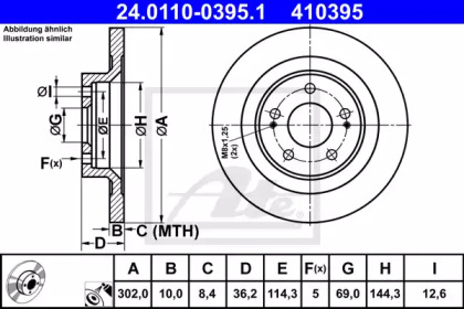 DISC FRANA CITROEN  C4 1,6-1,8 HDI 12-