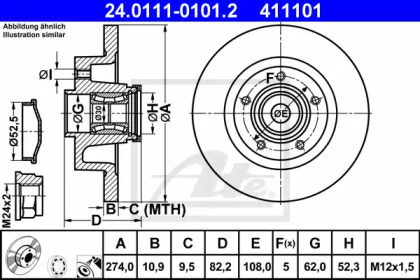 DISC DE FRANA RENAULT LAGUNA 1,6-3,0 01-07