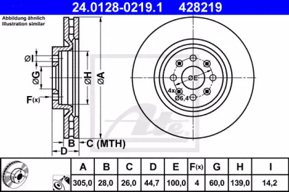 DISC FRANA ABARTH PUNTO/GRANDE PUNTO 1,4 08-