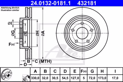 DISC FRANA DODGE  DURANGO 3,6-5,7 11-