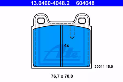 SET PLACUTE FRANA,FRANA DISC PORSCHE 911 2,7-3,2 CARRERA 74-89