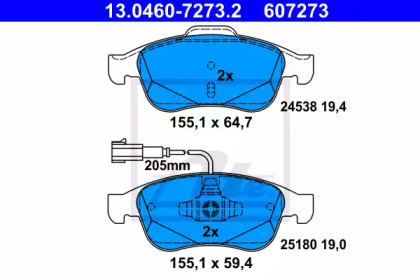 PASEK NAP¨DOWY ATV 36 X 943LE