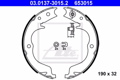 SET SABOTI, FRANA DE MANA MITSUBISHI GRANDIS/LANCER/OUTLANDER 04-