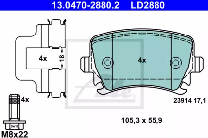 PASEK NAP¨DOWY ATV 36,5 X 1143LE