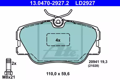 PASEK NAP¨DOWY ATV 29 X 849LE