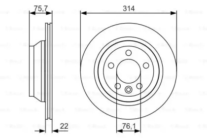 DISC FRANA VW TOUAREG/MULTIVAN/T5 03-10