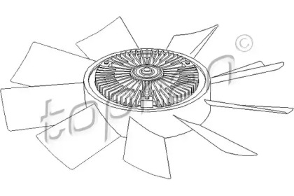 Ventilator răcire motor