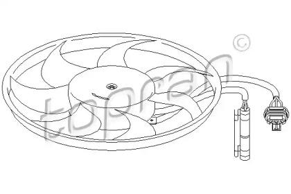 Ventilator răcire motor