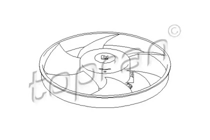 Ventilator răcire motor