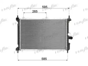 Radiator apă răcire motor