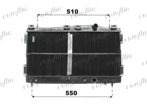 Radiator apă răcire motor