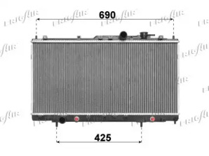 Radiator apă răcire motor