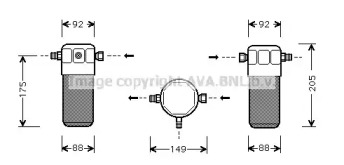 Filtru uscator aer condiționat