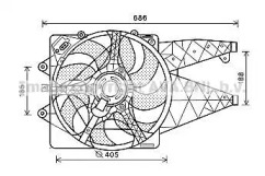 Ventilator răcire motor