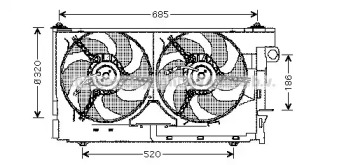 Ventilator răcire motor