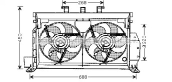 Ventilator răcire motor