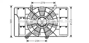 Ventilator răcire motor