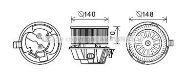 Motor electric, aeroterma