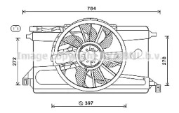 Ventilator răcire motor