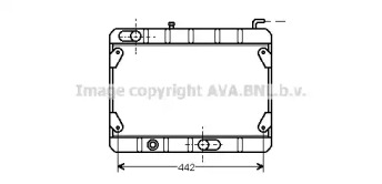 Radiator apă răcire motor