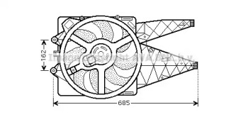 Ventilator răcire motor