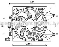 Ventilator răcire motor