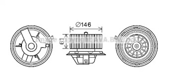 Motor electric, aeroterma