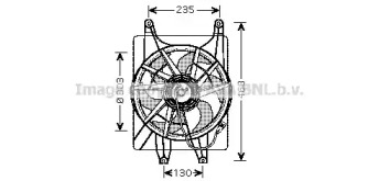 Ventilator răcire motor