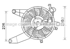 Ventilator răcire motor