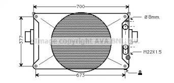 Radiator apă răcire motor