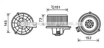 Motor electric, aeroterma