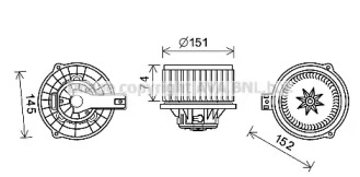 Motor electric, aeroterma