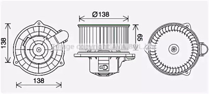 Motor electric, aeroterma