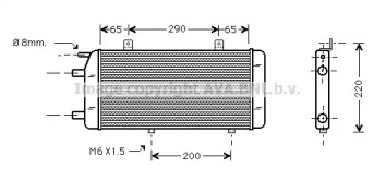 Radiator apă răcire motor