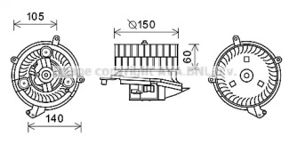 Motor electric, aeroterma