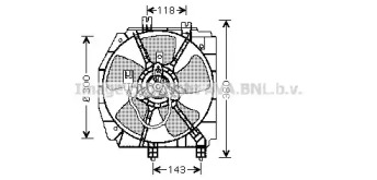 Ventilator răcire motor