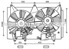 Ventilator răcire motor