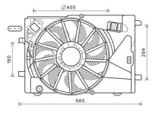 Ventilator răcire motor